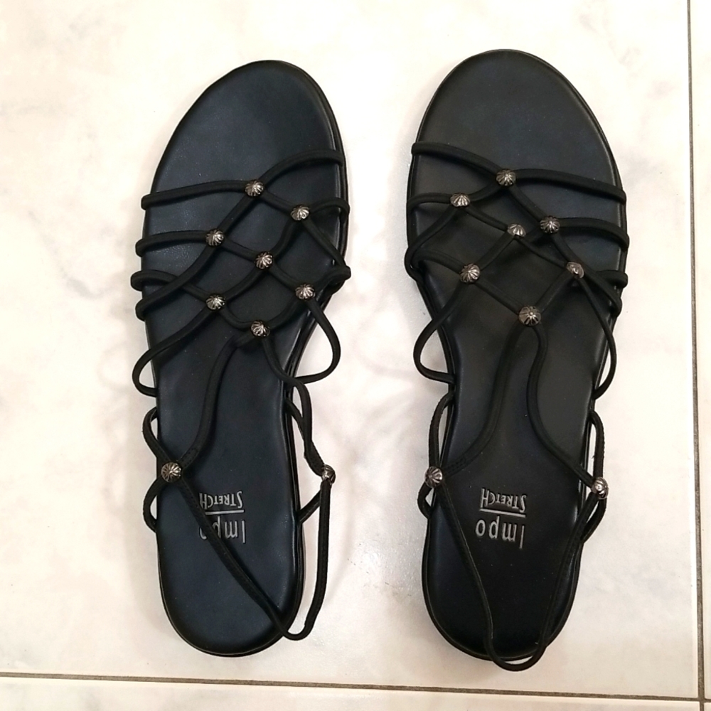 Woman's Black IMPO Sandals size 9.5